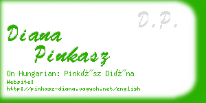 diana pinkasz business card